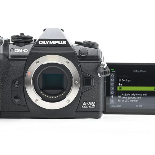 thumbnail-0 for Olympus OM-D E-M1 Mark III 20.4MP Mirrorless MFT Digital Camera Body