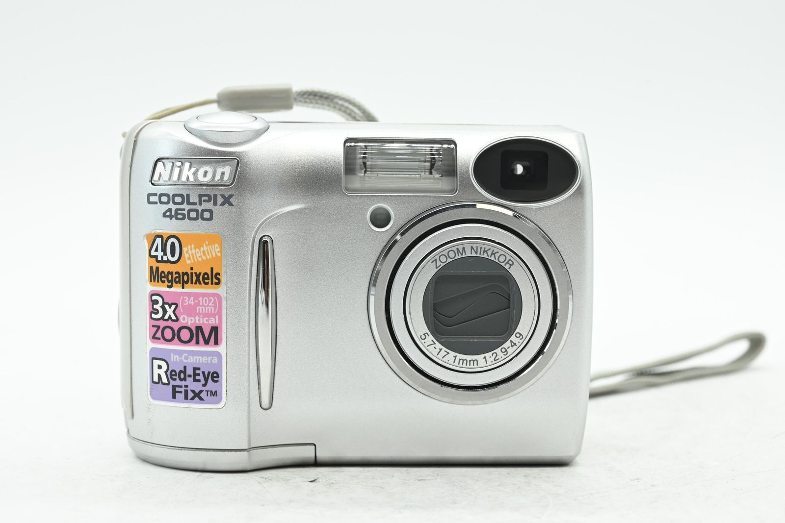 Nikon Coolpix 4600 4MP Digital Camera w/3x Optical Zoom Silver