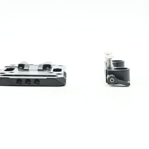 thumbnail-4 for SmallRig V-Mount Battery Adapter Plate w/ Dual-Rod Clamp and Extension Arm