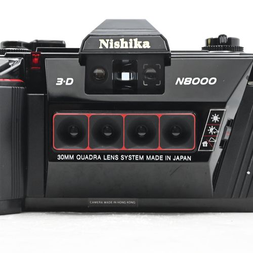 thumbnail-1 for Nishika N8000 3D 35mm Film Camera w/30mm Quadra Lens