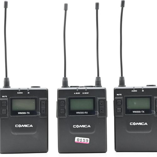 thumbnail-2 for Comica CVM-WM300A 2-Person Camera-Mount Wireless Omni Lavalier Mic System