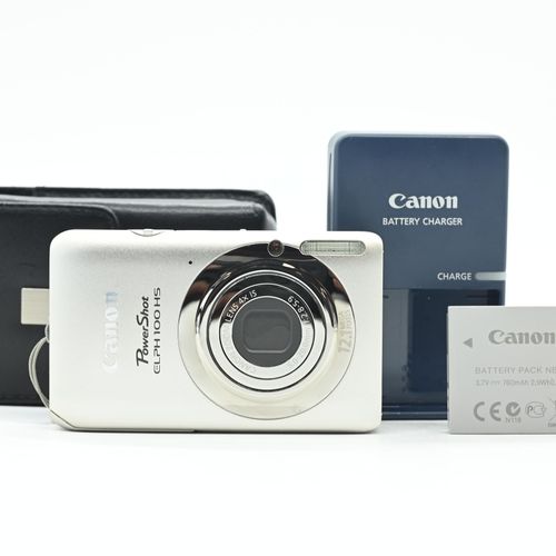 thumbnail-0 for Canon PowerShot 100HS 12.1MP Elph Digital Camera w/4x Zoom Silver