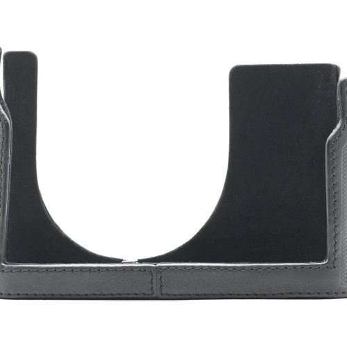 thumbnail-1 for Leica 19566 Q2 Protector Black Leather Half Case