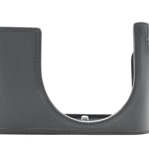thumbnail-3 for Leica 19566 Q2 Protector Black Leather Half Case