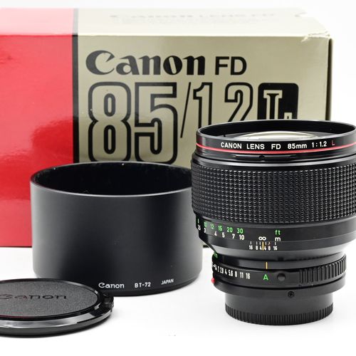 thumbnail-0 for Canon FD 85mm f1.2 L Lens