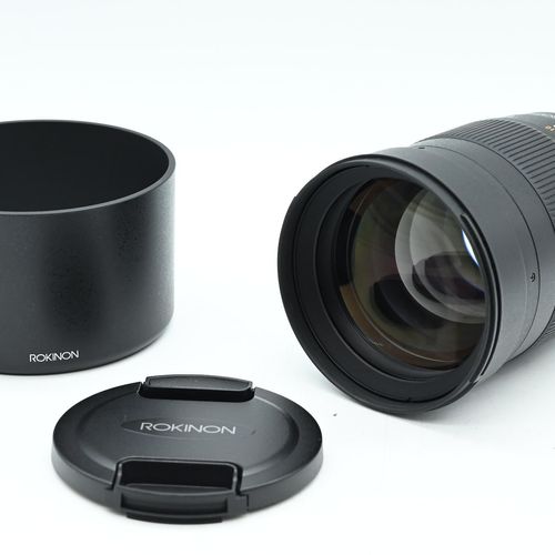 thumbnail-0 for Rokinon 135mm f2 ED UMC Telephoto Lens Nikon F