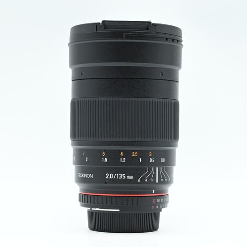 thumbnail-1 for Rokinon 135mm f2 ED UMC Telephoto Lens Nikon F
