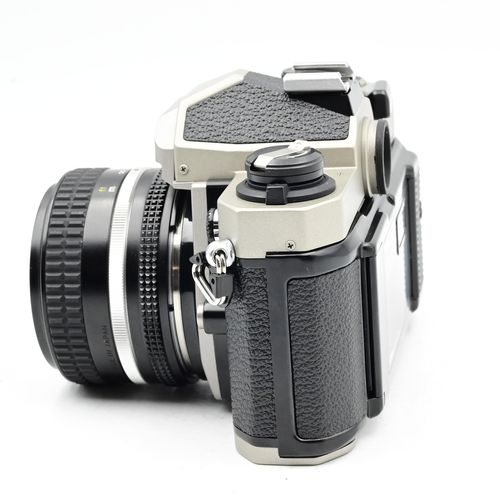 thumbnail-2 for Nikon FM2/T SLR Film Camera Kit FM2T Titanium w/ AI-S 50mm f1.4 Lens AIS