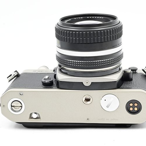 thumbnail-6 for Nikon FM2/T SLR Film Camera Kit FM2T Titanium w/ AI-S 50mm f1.4 Lens AIS