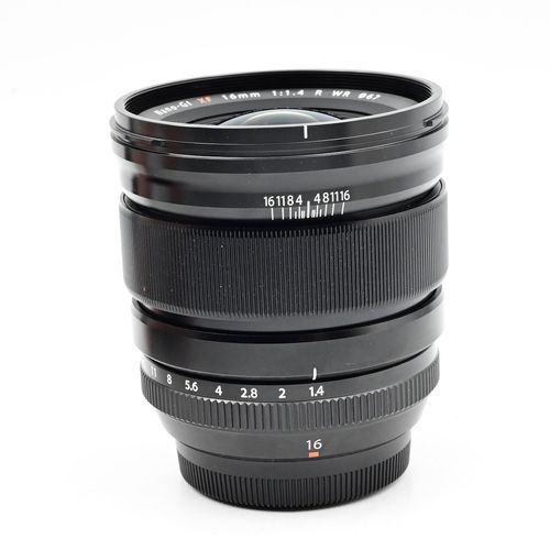 thumbnail-1 for Fujifilm XF 16mm f1.4 R WR Nano GI Lens