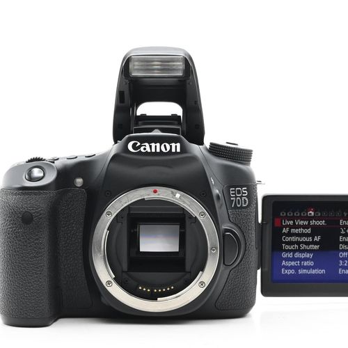 thumbnail-2 for Canon EOS 70D Digital SLR 20.2MP Camera Body