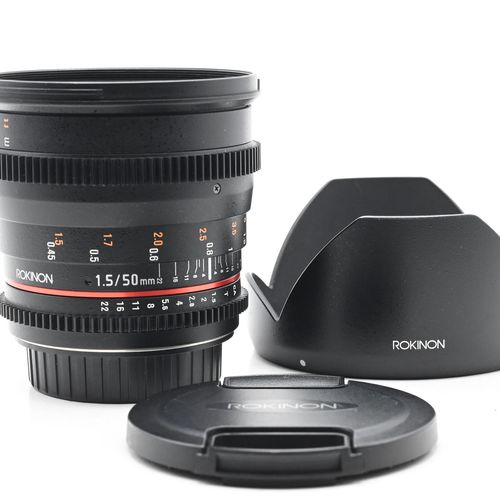 thumbnail-0 for Rokinon 50mm T1.5 AS UMC Cine DS Lens Canon EF