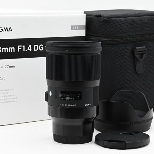 thumbnail-0 for Sigma AF 28mm f1.4 DG Art HSM 019 Lens Sony E Mount