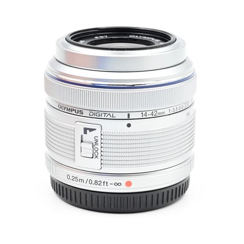 thumbnail-1 for Olympus Digital 14-42mm f3.5-5.6 M.Zuiko II R MSC Lens MFT Silver