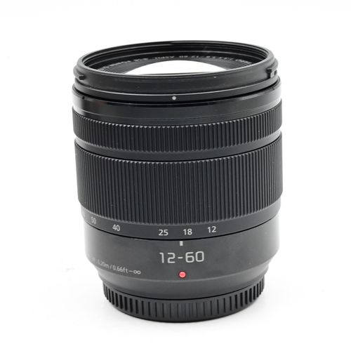 thumbnail-1 for Panasonic Lumix G 12-60mm f3.5-5.6 Power O.I.S. MFT Lens H-FS12060
