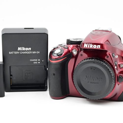 thumbnail-0 for Nikon D5200 24.1MP Digital SLR Camera Body Red