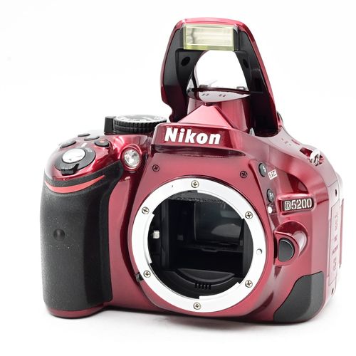 thumbnail-1 for Nikon D5200 24.1MP Digital SLR Camera Body Red