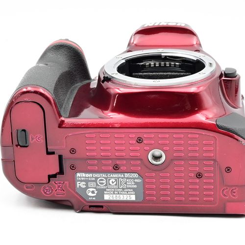 thumbnail-7 for Nikon D5200 24.1MP Digital SLR Camera Body Red