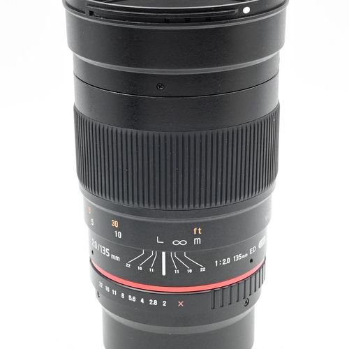 thumbnail-1 for Rokinon 135mm f2 ED UMC Telephoto Lens for Fuji X mount