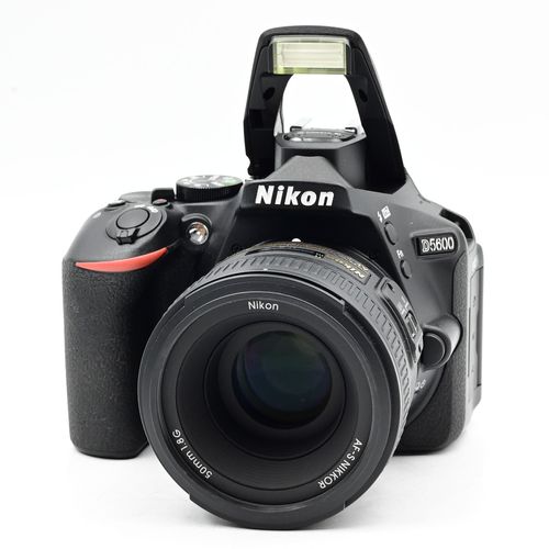 thumbnail-1 for Nikon D5600 DSLR 24.2MP Digital Camera Kit w/ AF-S 50mm f1.8 Lens