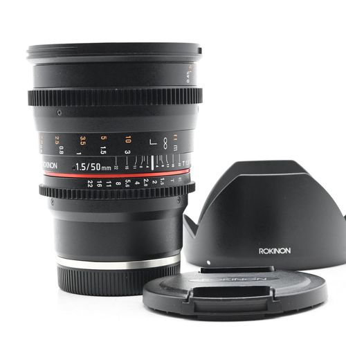 thumbnail-0 for Rokinon 50mm T1.5 AS UMC Cine DS Lens Sony E Mount