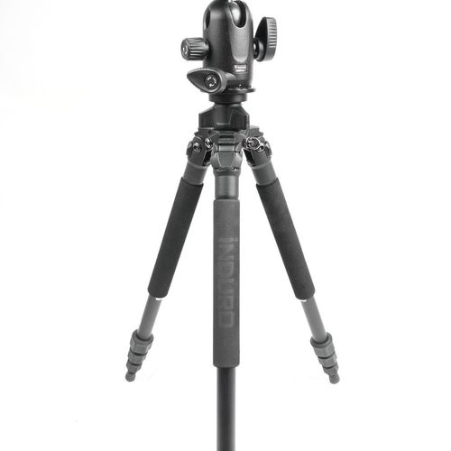 thumbnail-2 for Induro Alloy 8M AT014 Tripod Legs 472-014 w/ Manfrotto 498RC4 Ball Head