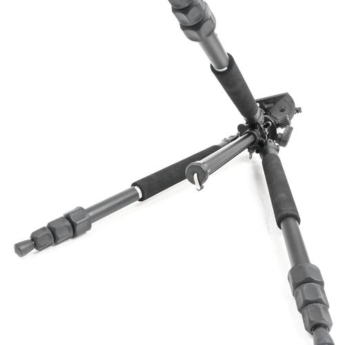 thumbnail-5 for Induro Alloy 8M AT014 Tripod Legs 472-014 w/ Manfrotto 498RC4 Ball Head
