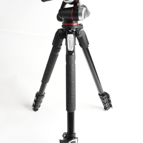 thumbnail-3 for Manfrotto MT190XPRO4 Aluminum Tripod Legs w/ MHXPRO-3W XPRO 3-Way Head