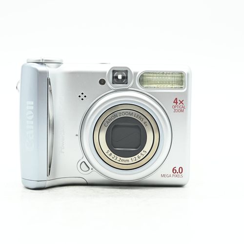 thumbnail-0 for Canon PowerShot A540 6MP Digital Camera w/4x Zoom Silver