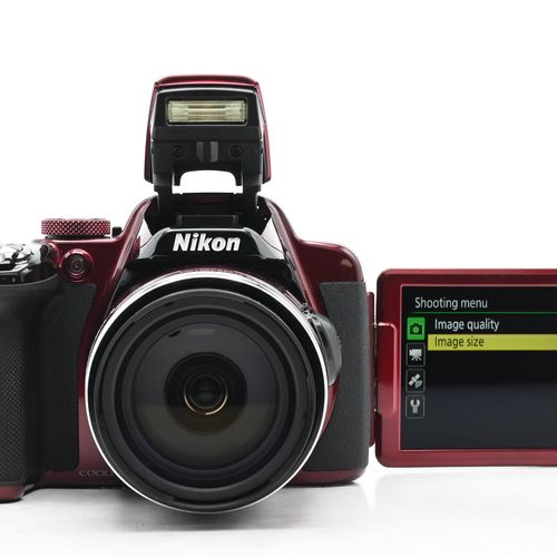 thumbnail-2 for Nikon Coolpix P520 18.1MP Digital Camera w/42x Zoom Red
