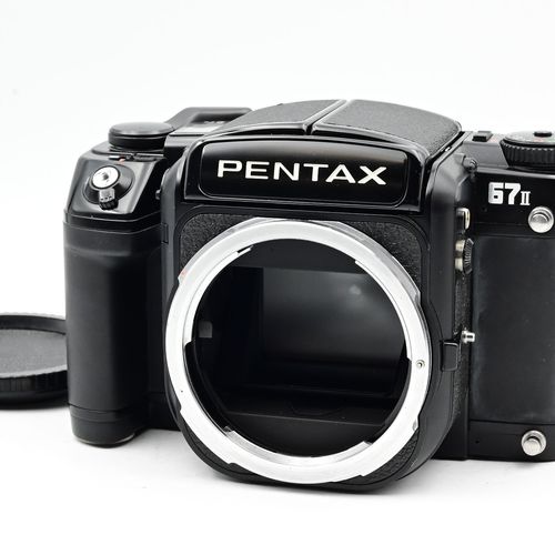 thumbnail-0 for Pentax 67 II Medium Format SLR Film Camera Body w/ Waist Level Finder