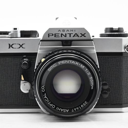 thumbnail-1 for Pentax KX SLR Film Camera Kit w/ 50mm f2 Lens