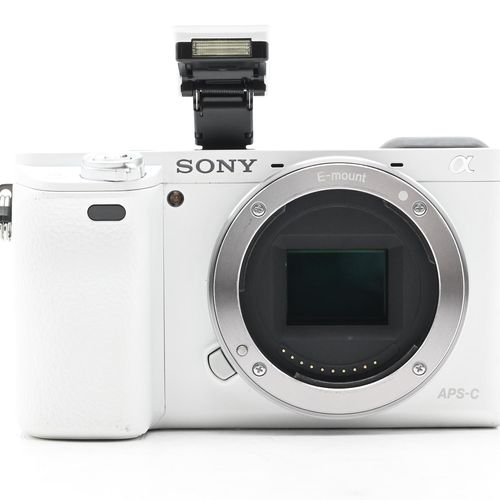 thumbnail-1 for Sony Alpha A6000 24.3MP Mirrorless Digital Camera Body White