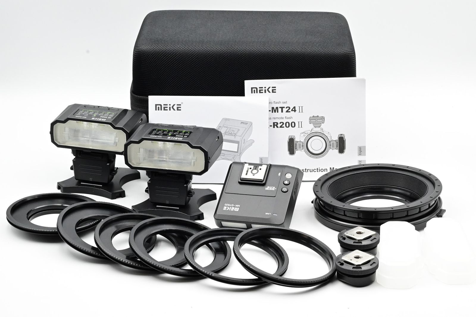Meike MK-MT24 II TTL Macro Ring Flash for Sony with Transceiver