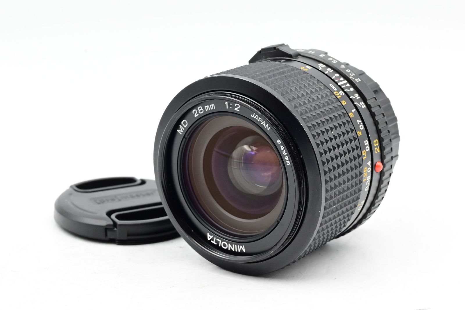 Minolta MD 28mm f2 Lens