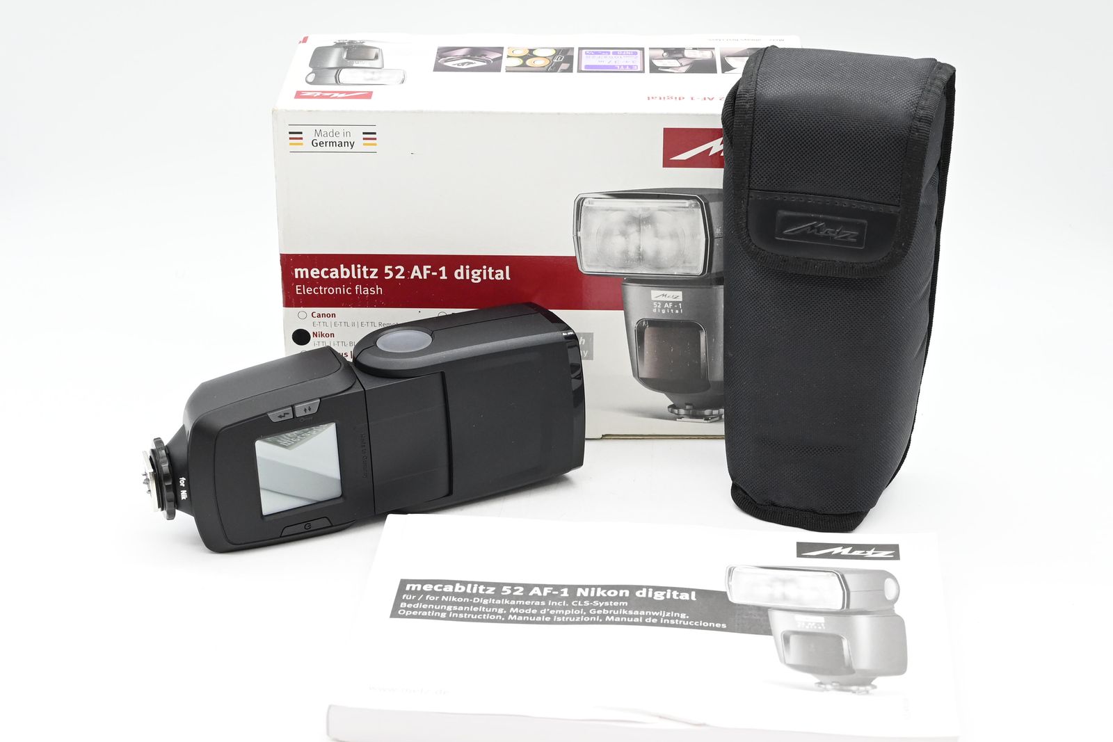 Metz Mecablitz 52 AF-1 N Digital Shoe Mount Flash Nikon