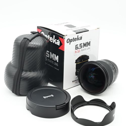 thumbnail-0 for Opteka 6.5mm f3.5 Fisheye CS Lens for Nikon F