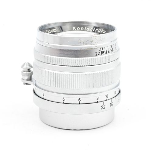 thumbnail-4 for Konica Konishiroku 50mm F/1.9 Hexanon Lens M39 Screw Mount