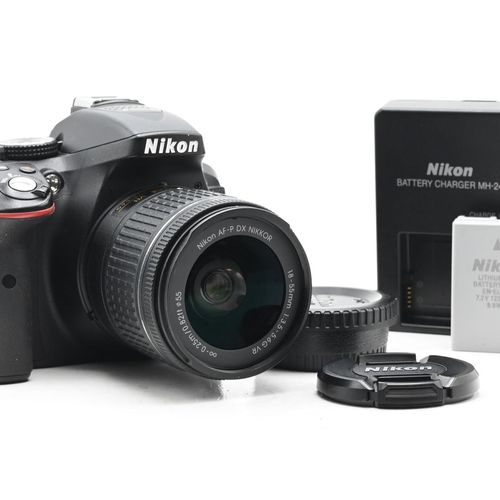 thumbnail-0 for Nikon D5300 24.2MP Digital SLR Camera Kit w/ AF-P 18-55mm Zoom Lens