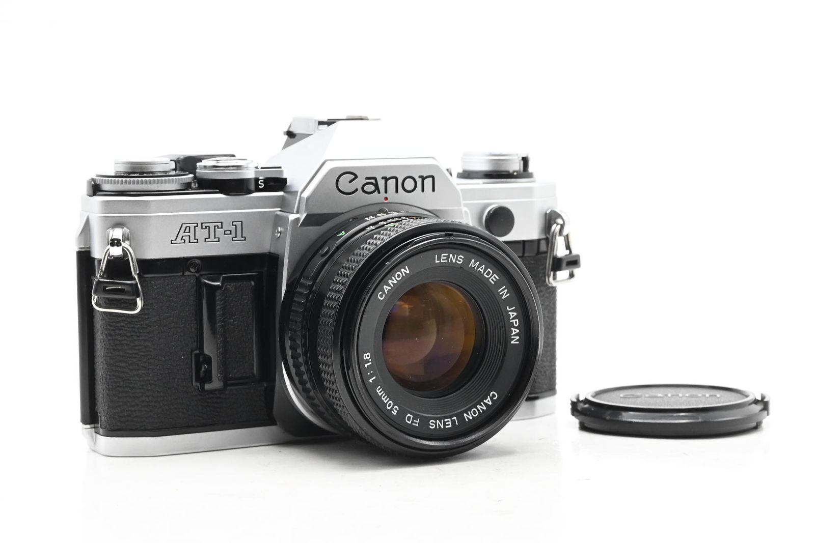 Canon AT-1 SLR Film Camera Kit w/ 50mm f1.8 Lens