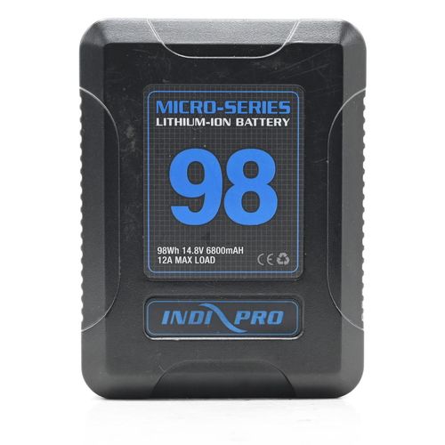 thumbnail-0 for IndiPRO Tools 98 Micro-Series V-Mount Li-Ion Battery (98Wh)