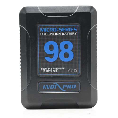 thumbnail-0 for IndiPRO Tools 98 Micro-Series V-Mount Li-Ion Battery (98Wh)