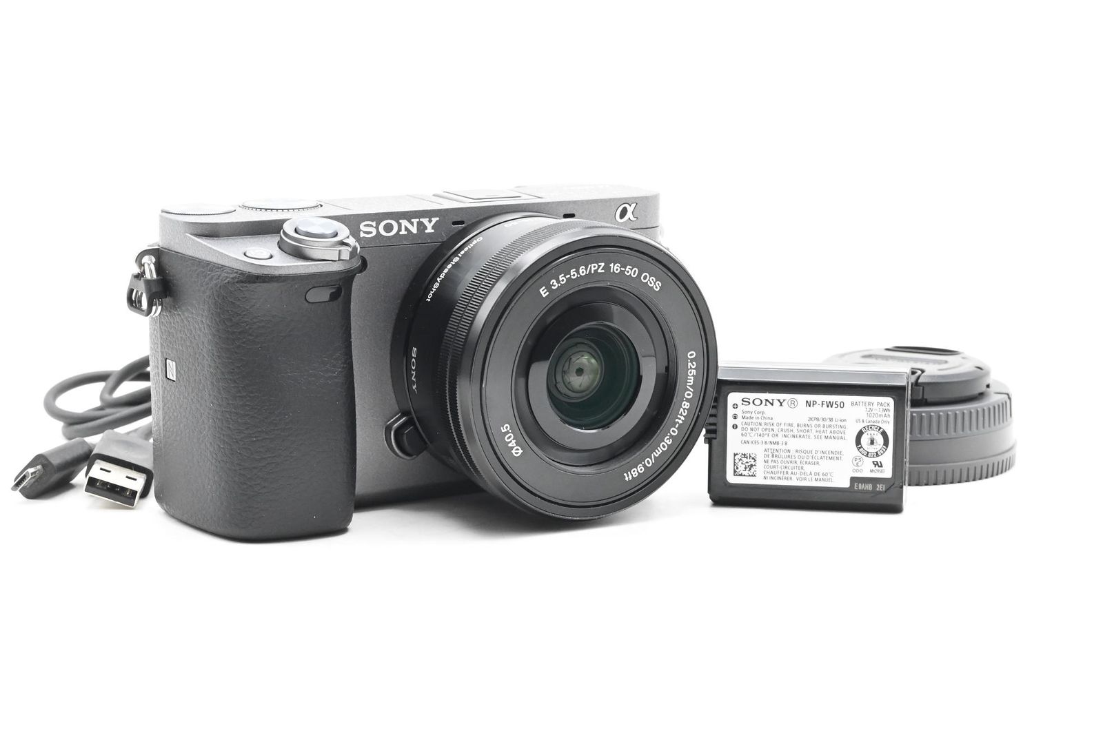 Sony Alpha A6000 24.3MP Mirrorless Digital Camera Kit w/ 16-50mm Zoom Lens
