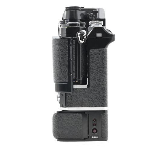 thumbnail-2 for Nikon F2AS Photomic SLR Film Camera Body Black w/ MD-2 Motor & MB-1 Battery