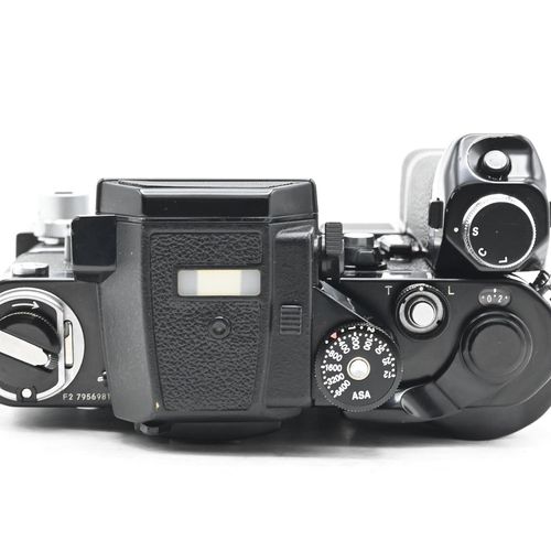 thumbnail-5 for Nikon F2AS Photomic SLR Film Camera Body Black w/ MD-2 Motor & MB-1 Battery