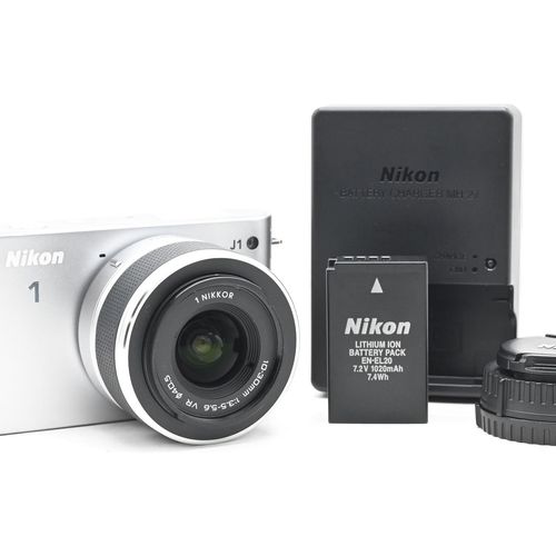 thumbnail-0 for Nikon 1 J1 10.1MP Mirrorless Digital Camera Kit w/ 10-30mm Zoom Lens
