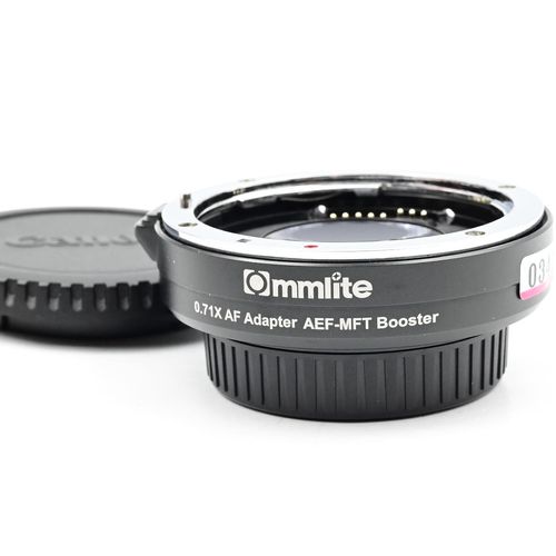 thumbnail-0 for Commlite AEF-MFT Booster 0.71x AF Adapter for Canon EF Lens to MFT