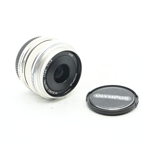 thumbnail-0 for Olympus Digital 17mm f1.8 M.Zuiko MSC Lens MFT Silver