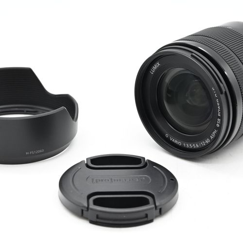 thumbnail-0 for Panasonic Lumix G 12-60mm f3.5-5.6 Power O.I.S. MFT Lens H-FS12060