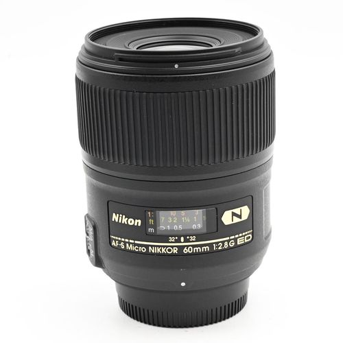 thumbnail-1 for Nikon Nikkor AF-S 60mm f2.8 G SWM ED Micro IF Lens